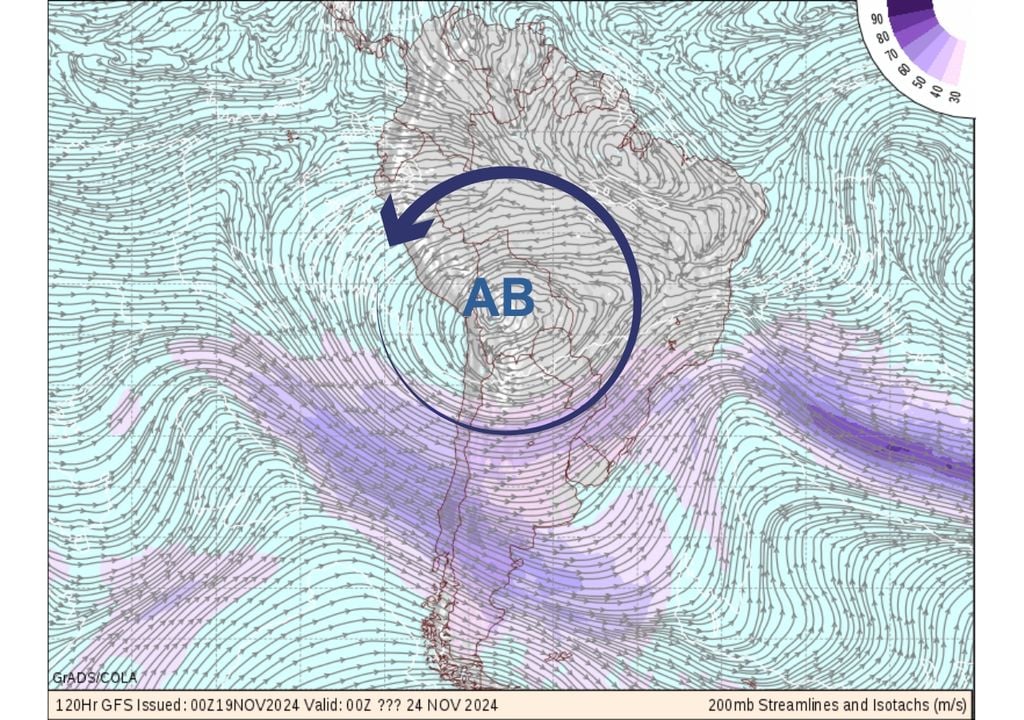 Qué es el alta de Bolivia: el fenómeno que dejaría tormentas eléctricas y lluvia en el norte de Chile