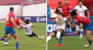 Crack de Los Cóndores recibe duro castigo por «peligroso» tackle: le fracturó rostro a rival rumano