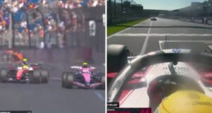 La atenta maniobra de Hamilton para no chocar con Colapinto en F1: argentino fue investigado por la FIA