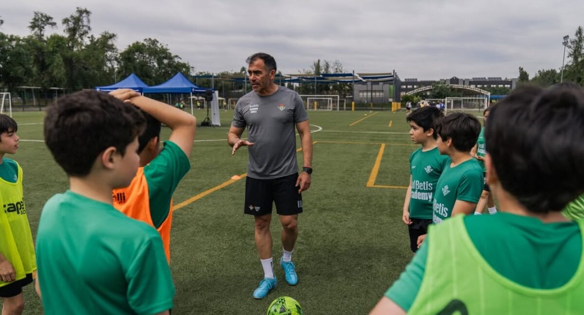 Las pruebas masivas que hará la academia del Real Betis en Chile: el premio será una beca para ir a entrenar a España