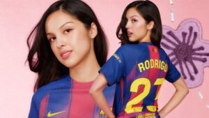 Del pop al fútbol: Olivia Rodrigo es rostro de la nueva camiseta del Barcelona para El Clásico