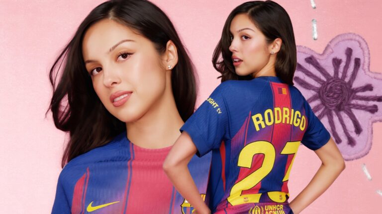 Del pop al fútbol: Olivia Rodrigo es rostro de la nueva camiseta del Barcelona para El Clásico