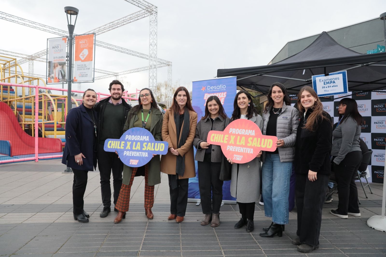 Grupo Patio, Empresas por Chile y Desafío Levantemos Chile impulsan alianza para acercar exámenes preventivos de salud a las comunidades