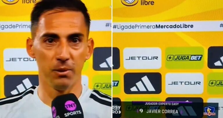 2 segundos y 7 palabras: Javier Correa fue eligido ’MVP’ y protagonizó insólito ’entrevista’ con TNT