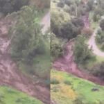Reportan cerca de 150 personas aisladas en el Camino a Farellones tras aluvión