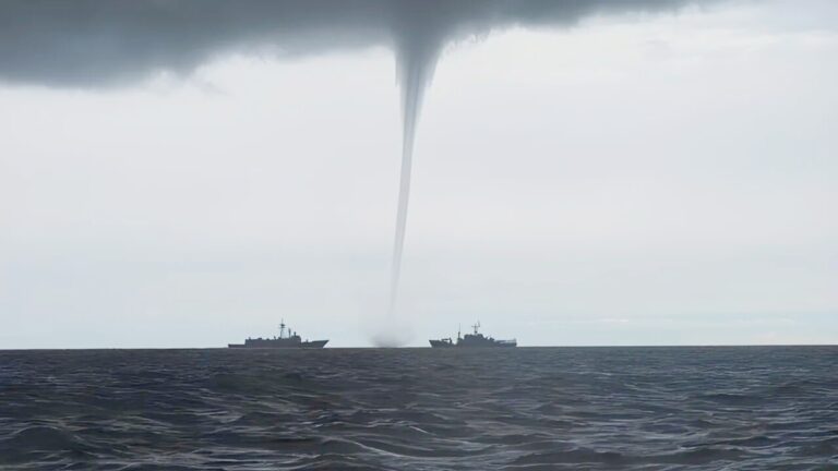 Alerta meteorológica en el sur: Armada advierte sobre riesgo de trombas marinas en cinco regiones